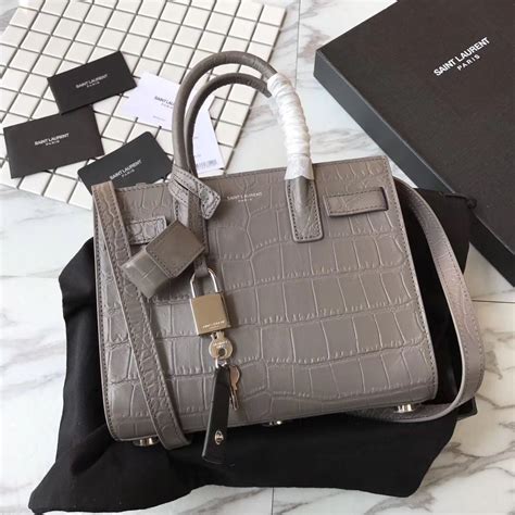 ysl mini sac de jour croc|Sac de Jour Handbags for Women .